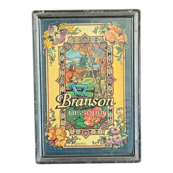 NEW Sealed! Branson Missouri Floral Music Travel Advertising Deck Playing Cards - Picture 1 of 4